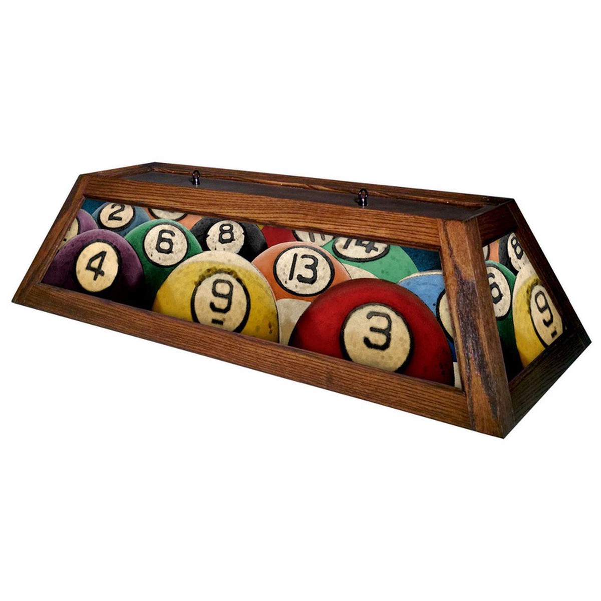 Rack Em Up Pool Table Light Mahogany Stain