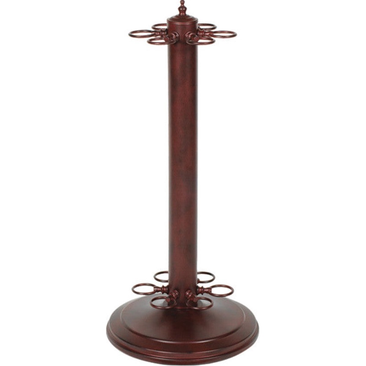 Round Pool Cue Rack - English Tudor