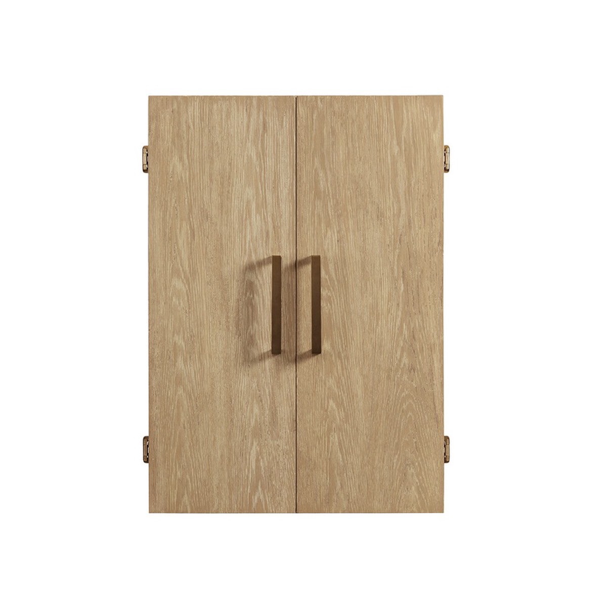 American Heritage Wall Mount Port Royal Dartboard Cabinet - White Oak