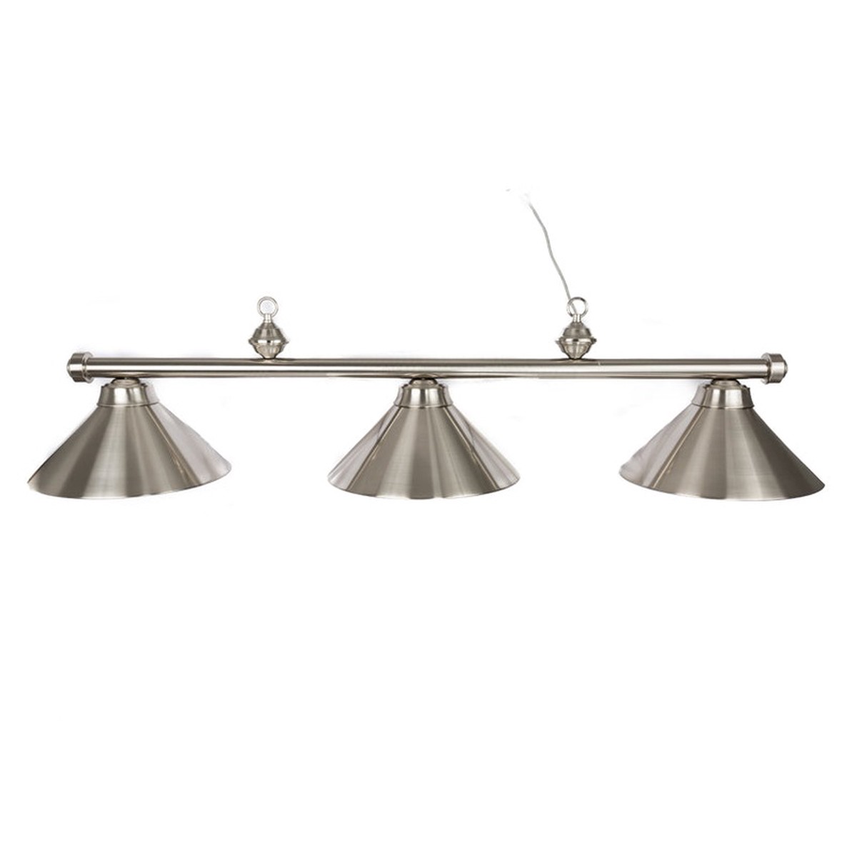 Presidential Billiards Pool Table Light - Stainless Steel with Stainless Steel Accents and Shades