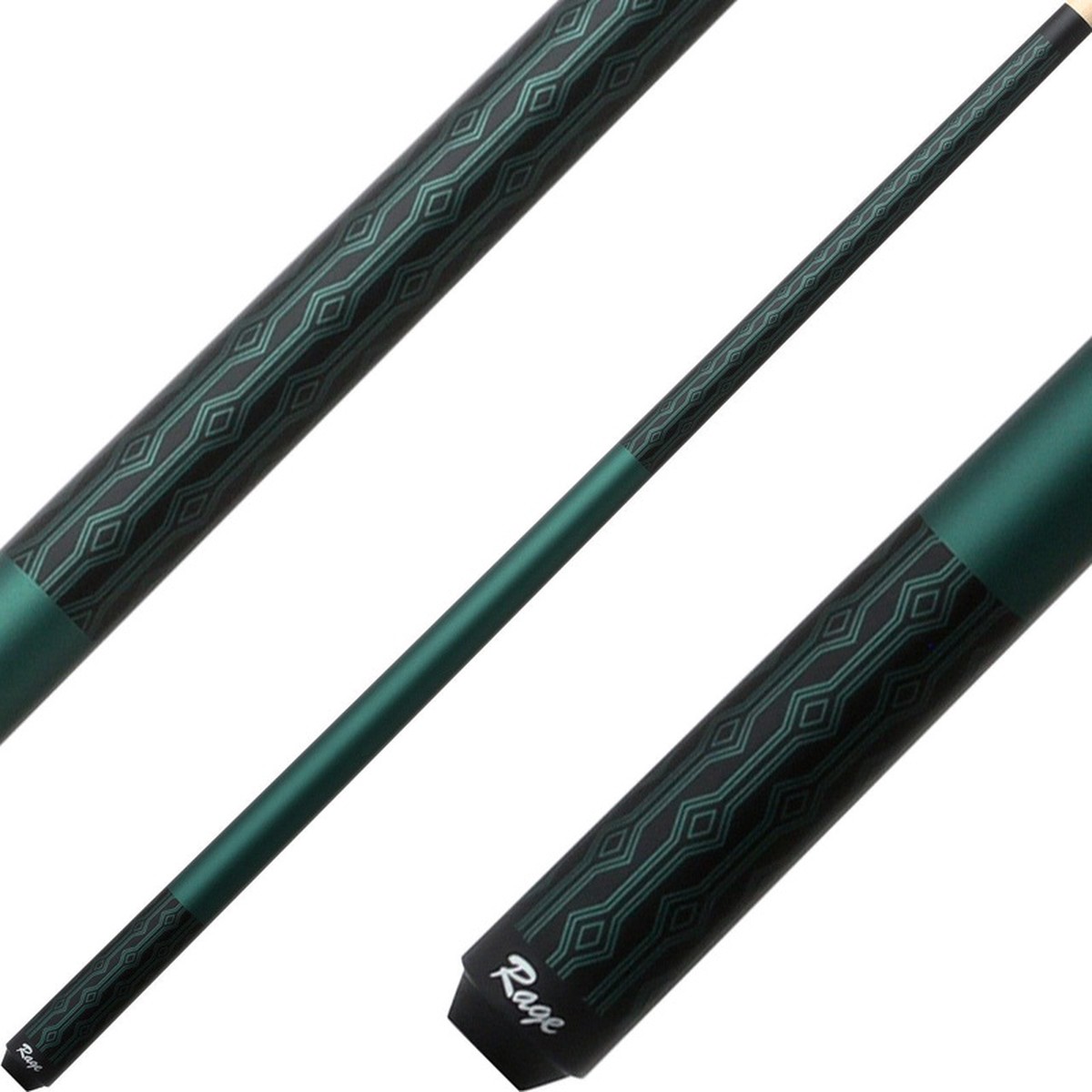 Rage RG116 Pool Cue - Peacock Green