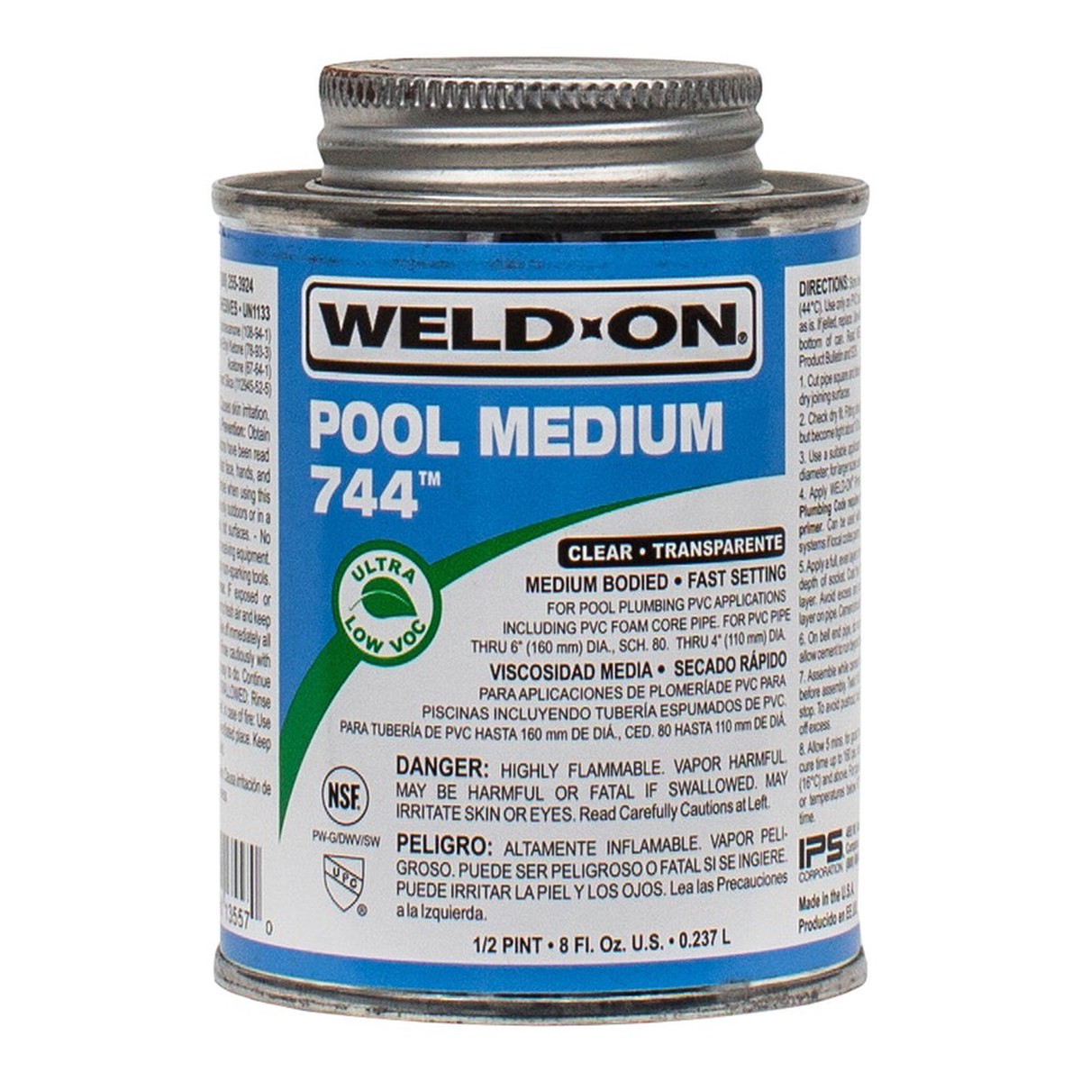 Weld-On PVC Glue - Pool Medium 744