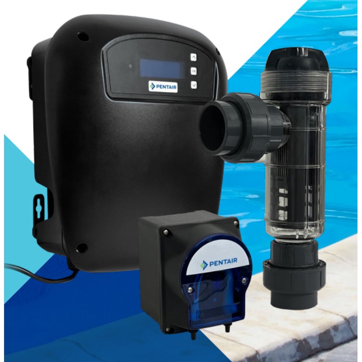 Pentair Posi-Chlor Salt Chlorinator 25g/hr + ph Pump
