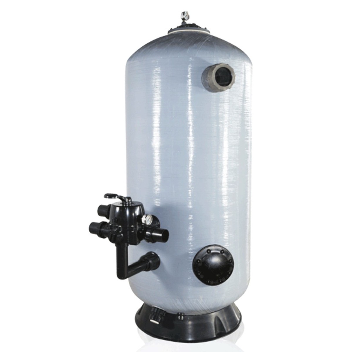 Pentair Side Mount MPV Deep Bed Filter 1.0m dia. 1.2m depth. 65mm MPV, 250kPa