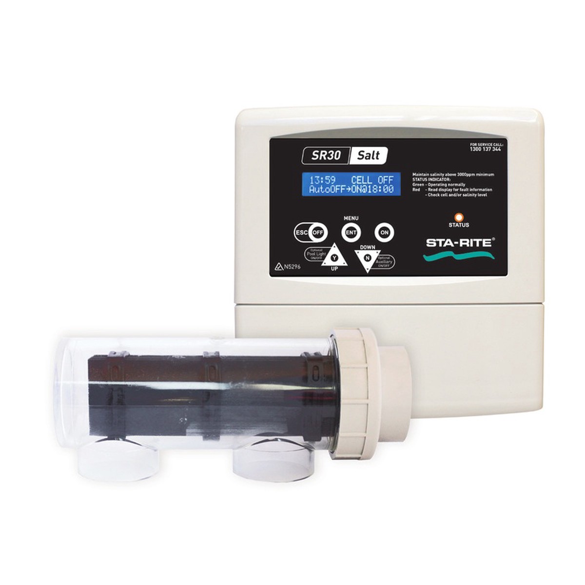 Pentair SR Salt Chlorinator 30g/hr