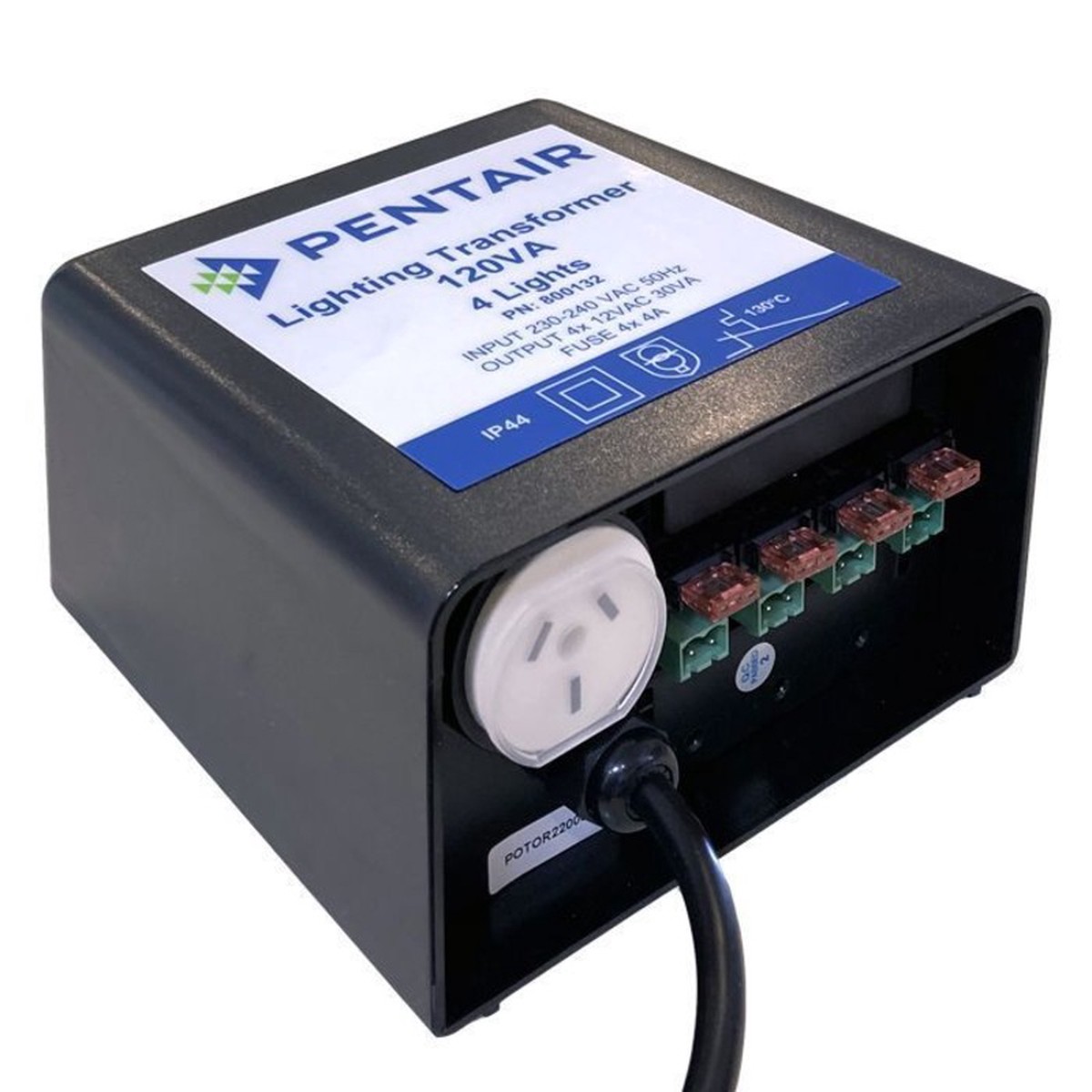 Pentair Transformer 12VAC 120VA Quad Output (4 Lights/Features)