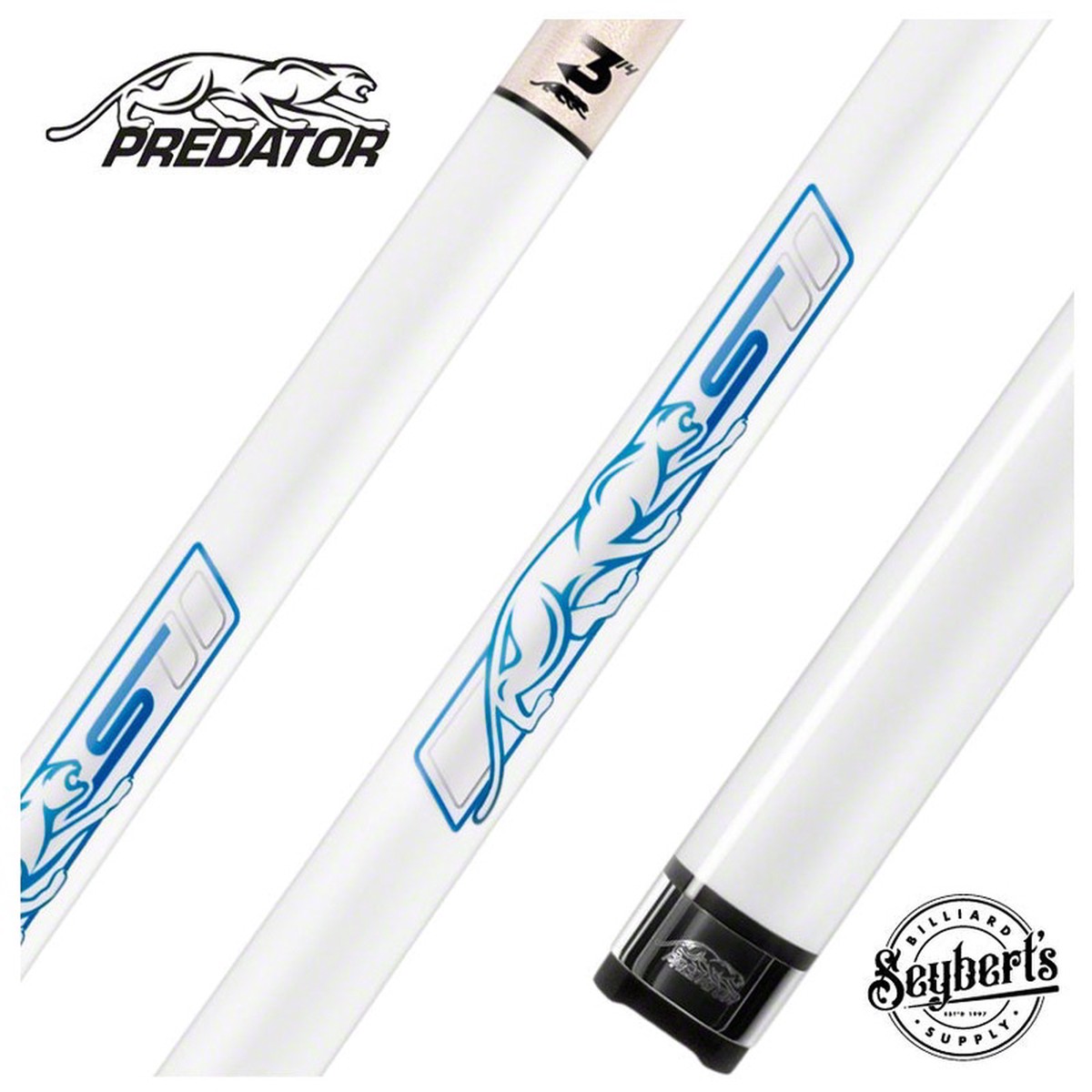 Predator Sport 3 Volt No-Wrap Uni-Loc Play Pool Cue - SPORT3ICENWUNI