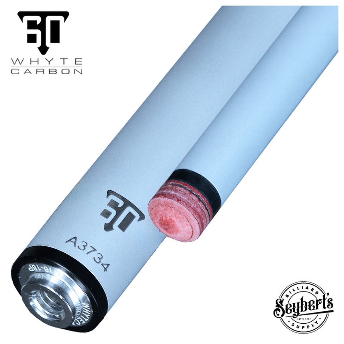 Triple 60 Whyte Carbon 5/16 x 18 Pilot Thread Cool White Carbon Fiber Play Shaft