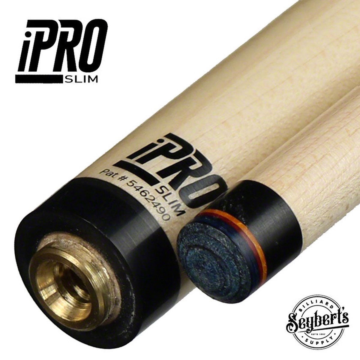 5/16 x 14 Black Collar McDermott iPRO Slim Pool Cue Shaft 12mm