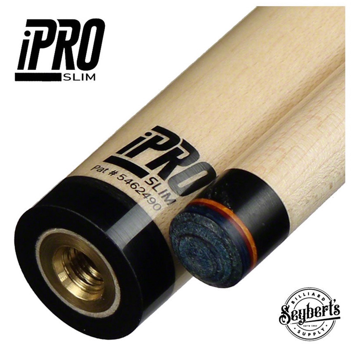 5/16 x 18 Black Collar McDermott iPRO Slim Pool Cue Shaft 12mm