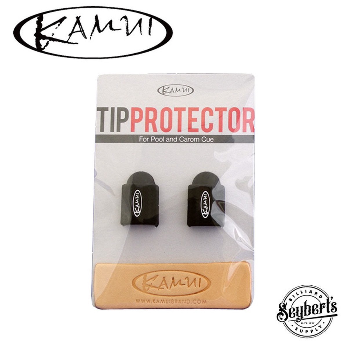 Kamui Rubber Pool Cue Tip Protector Set Of 2