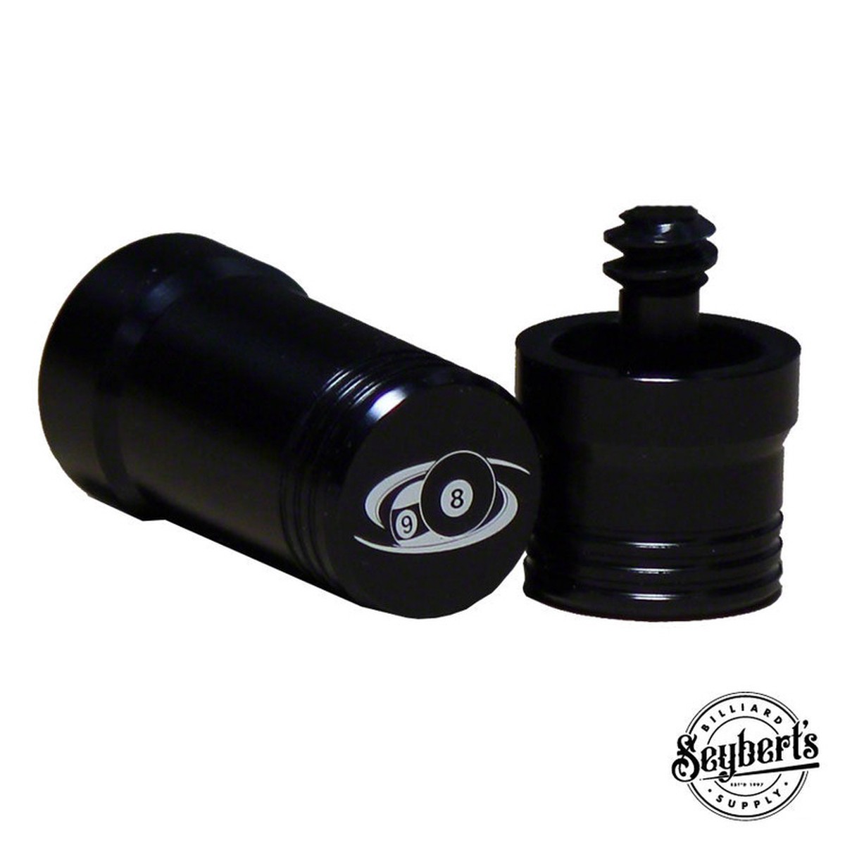 Black Aluminum Turbo Lock Seyberts Logo Joint Protectors