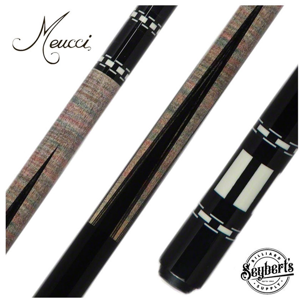 Meucci Hall Of Fame 1 Pool Cue with Meucci Carbon Pro - HOF01C
