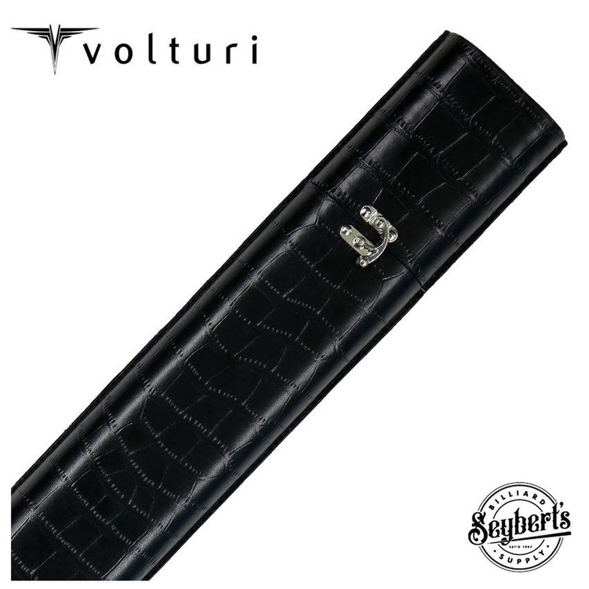 Volturi Fellini Style Black 22 Hard Pool Cue Case - VCFS2X2BK