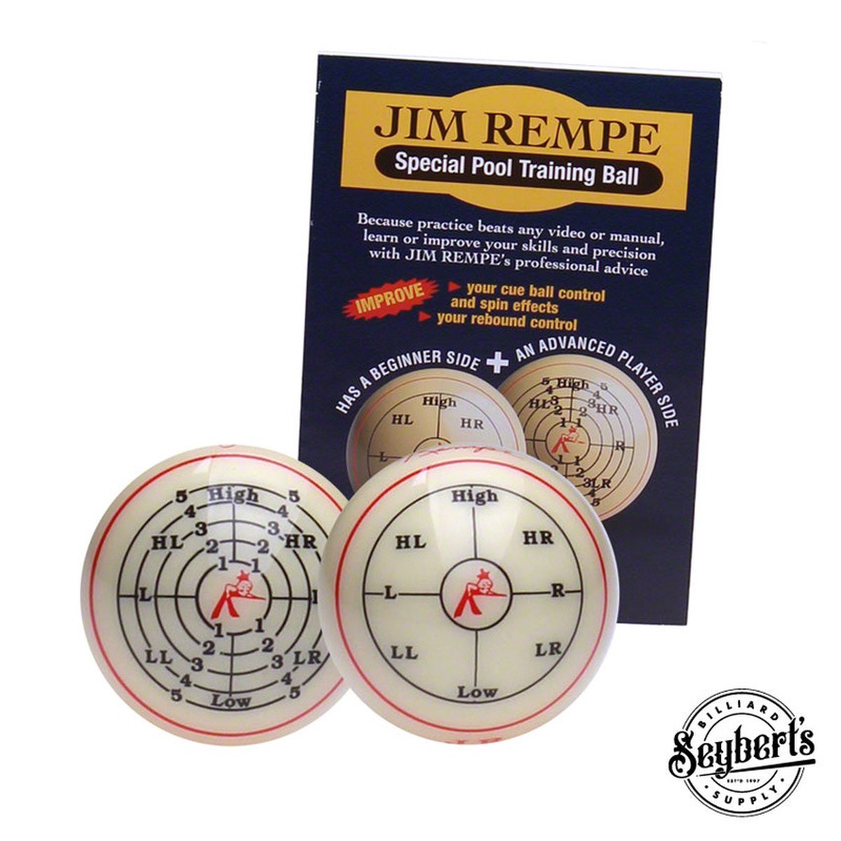Jim Rempe Aramith Training Cue Ball