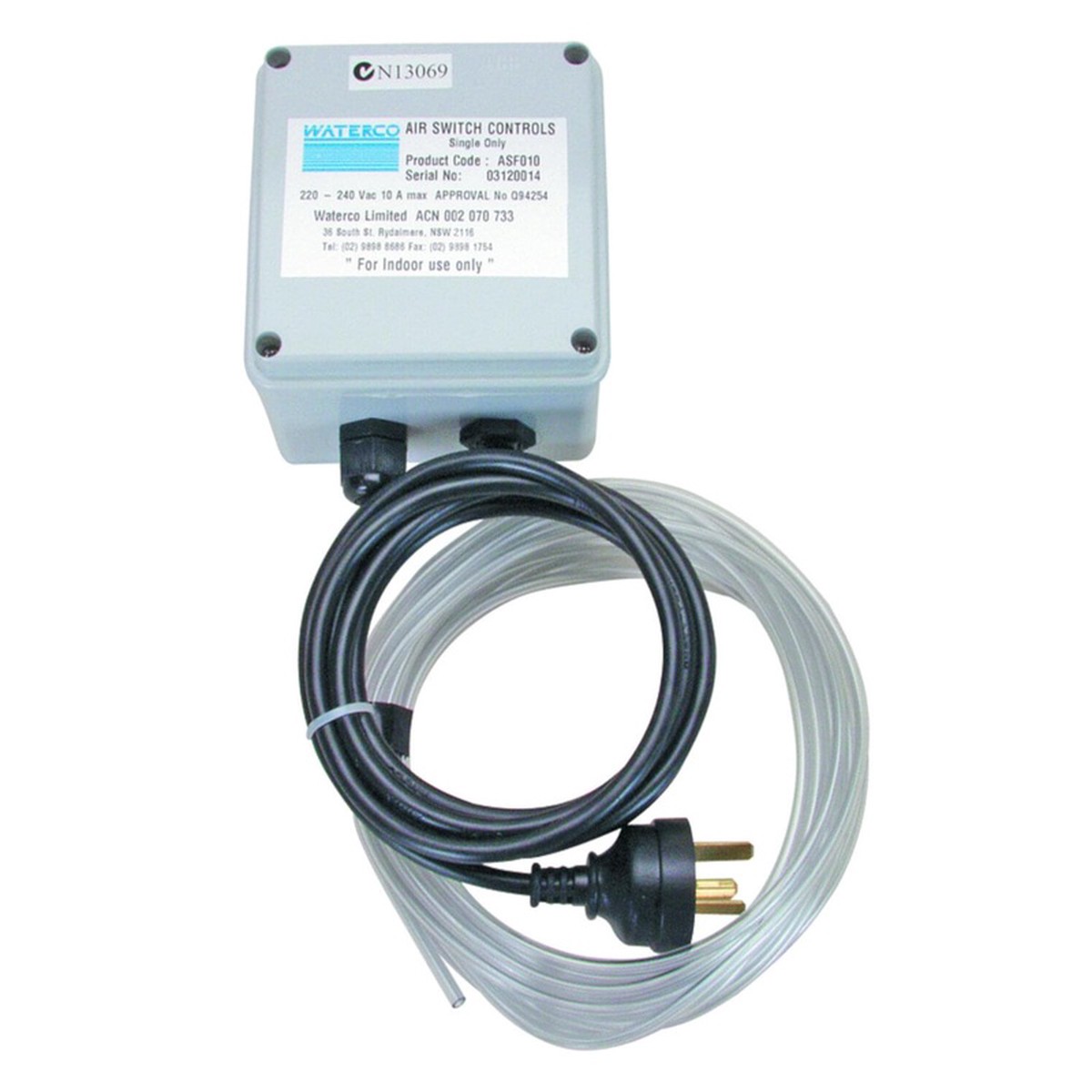 Waterco Airswitch - Single 10A