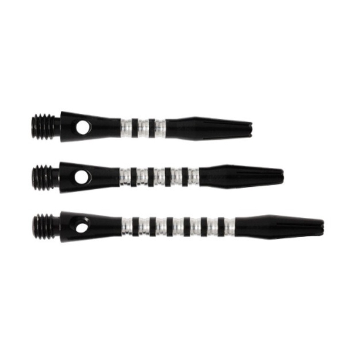 Shot Darts Aluminium Anodised Pyramid Dart Shaft Matt Black