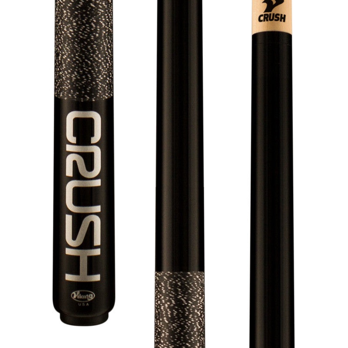 Viking CRUSH 3-Piece Black Jump Break Cue 21-Ounce