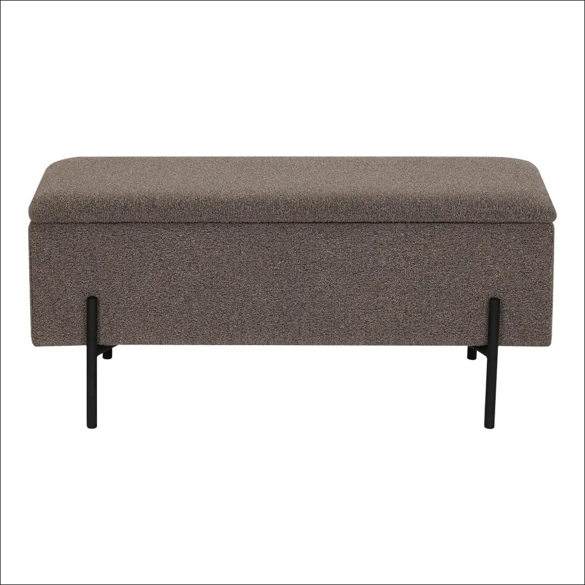 Suoliukas su daiktade, bukl ratas, rudas, 95x36,5x43 cm, RD264