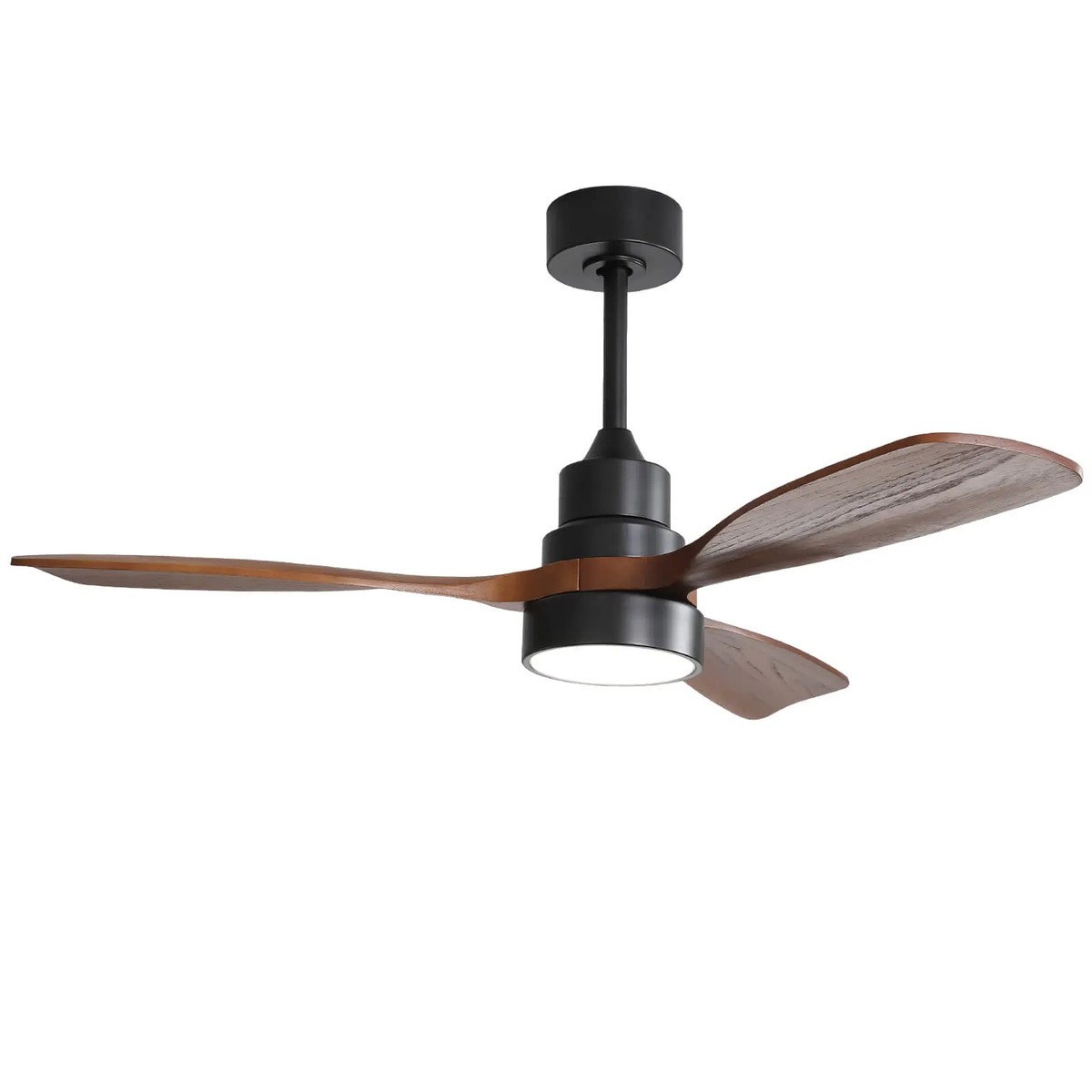 48-inch Ceiling Fan, 3 Blades, Remote Control, Reversible DC Motor, Solid Wood